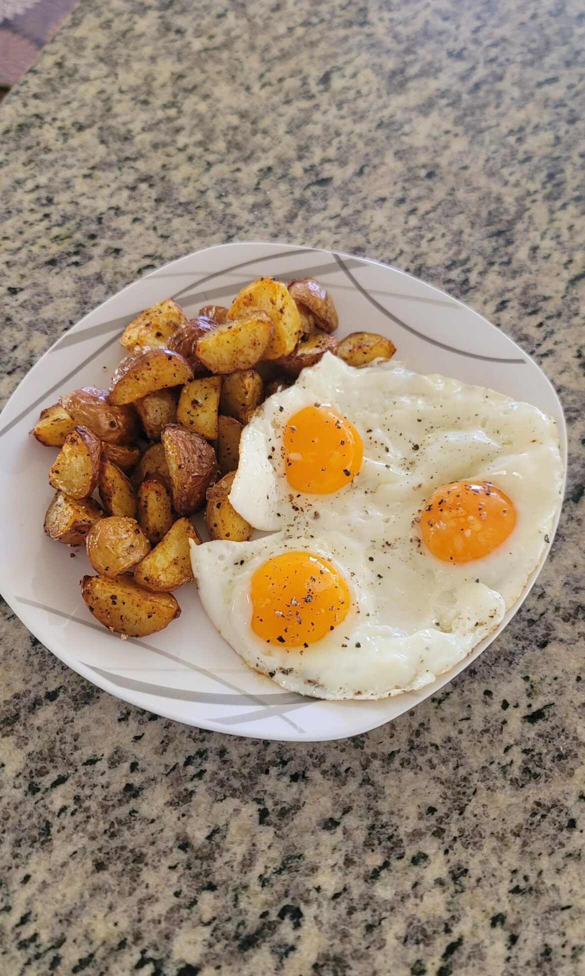 Whenever there's time in the morning, always this. My happy place.