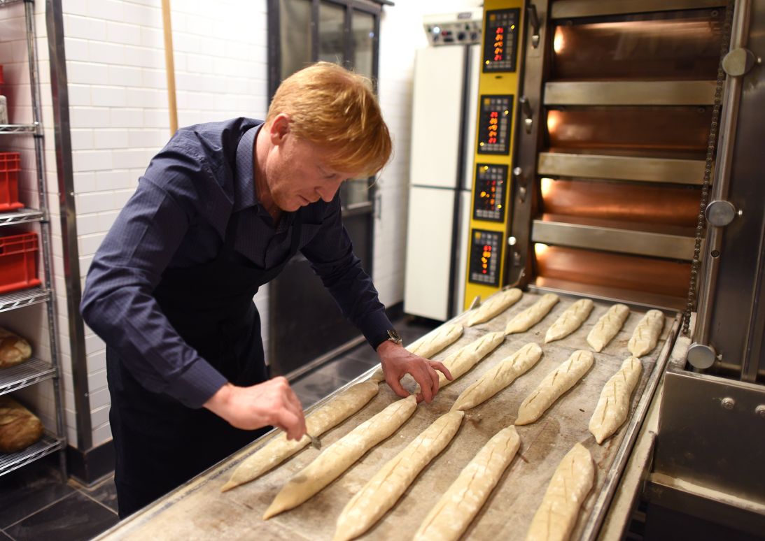 Eric Kayser, seen here in New York City in 2017, has hundreds of bakeries<strong> </strong>around the world.