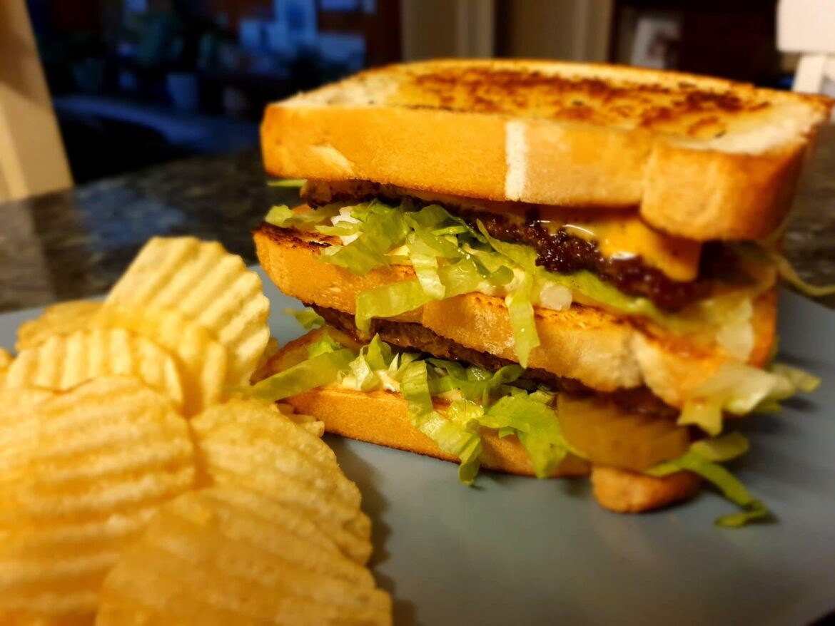 Texas toast Big Mac...