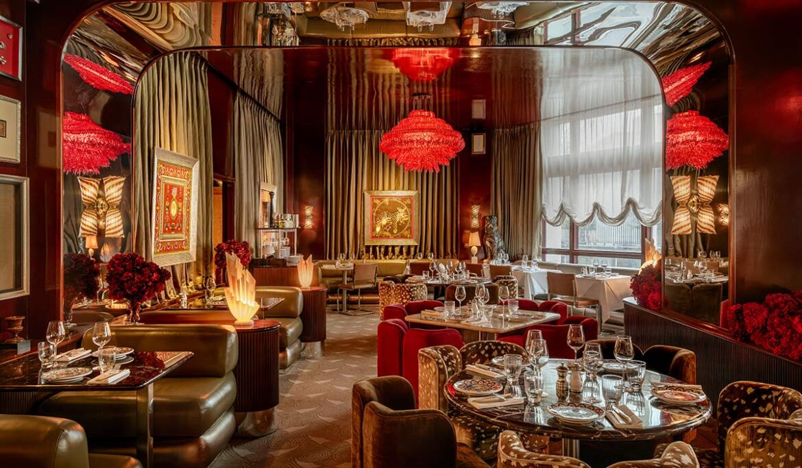 Inside opulent Italian restaurant Gloria Osteria in Dublin Inside opulent Italian restaurant Gloria Osteria in Dublin