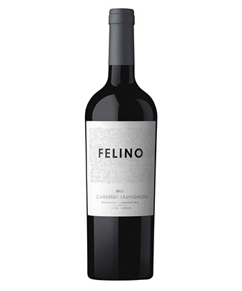 Vina Cobos ‘Felino’ Cabernet Sauvignon 2022 is one of the best Cabernet Sauvignons from Argentina.