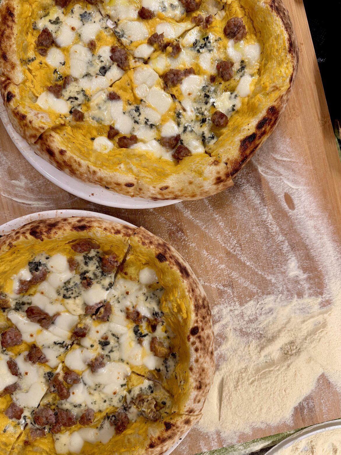 Autumn inspired pizza
