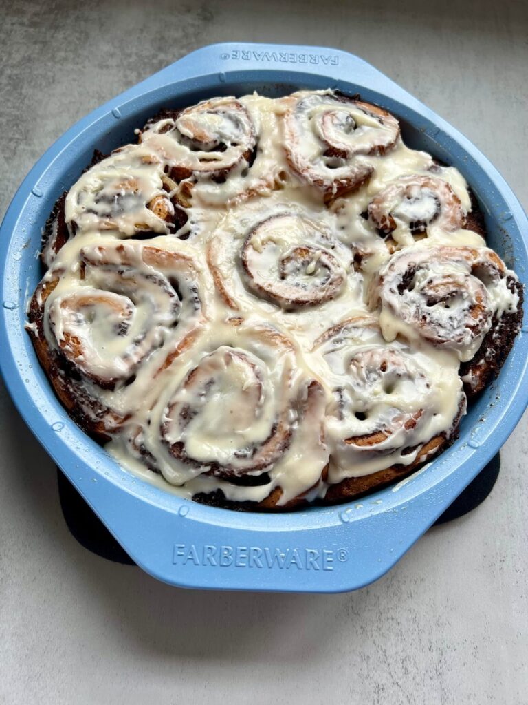 Eggnog Cinnamon Rolls