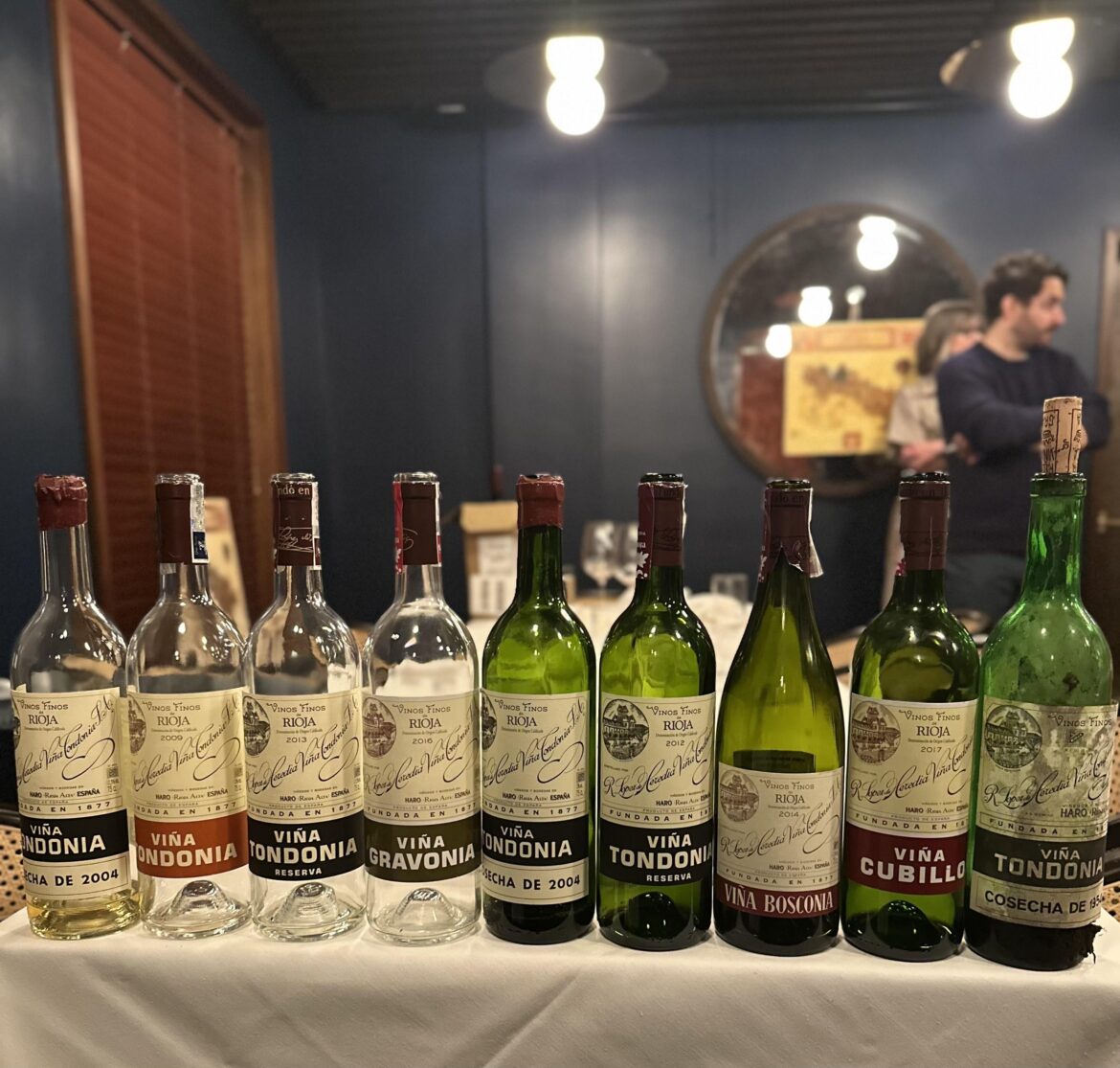 Lopez de Heredia Dinner Wine - the Whole Gang + a '54