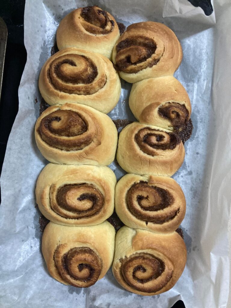 Second attempt of cinnamon roll :)