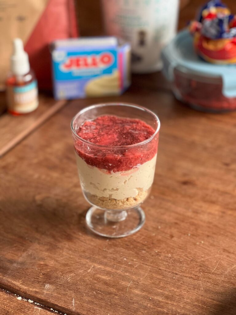 I MADE BERRY CHEESECAKE!