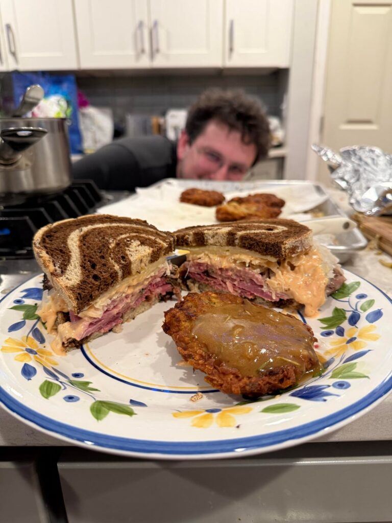 My grandpa used to own a Jewish deli. Imo the Reuben is the best sandwich.