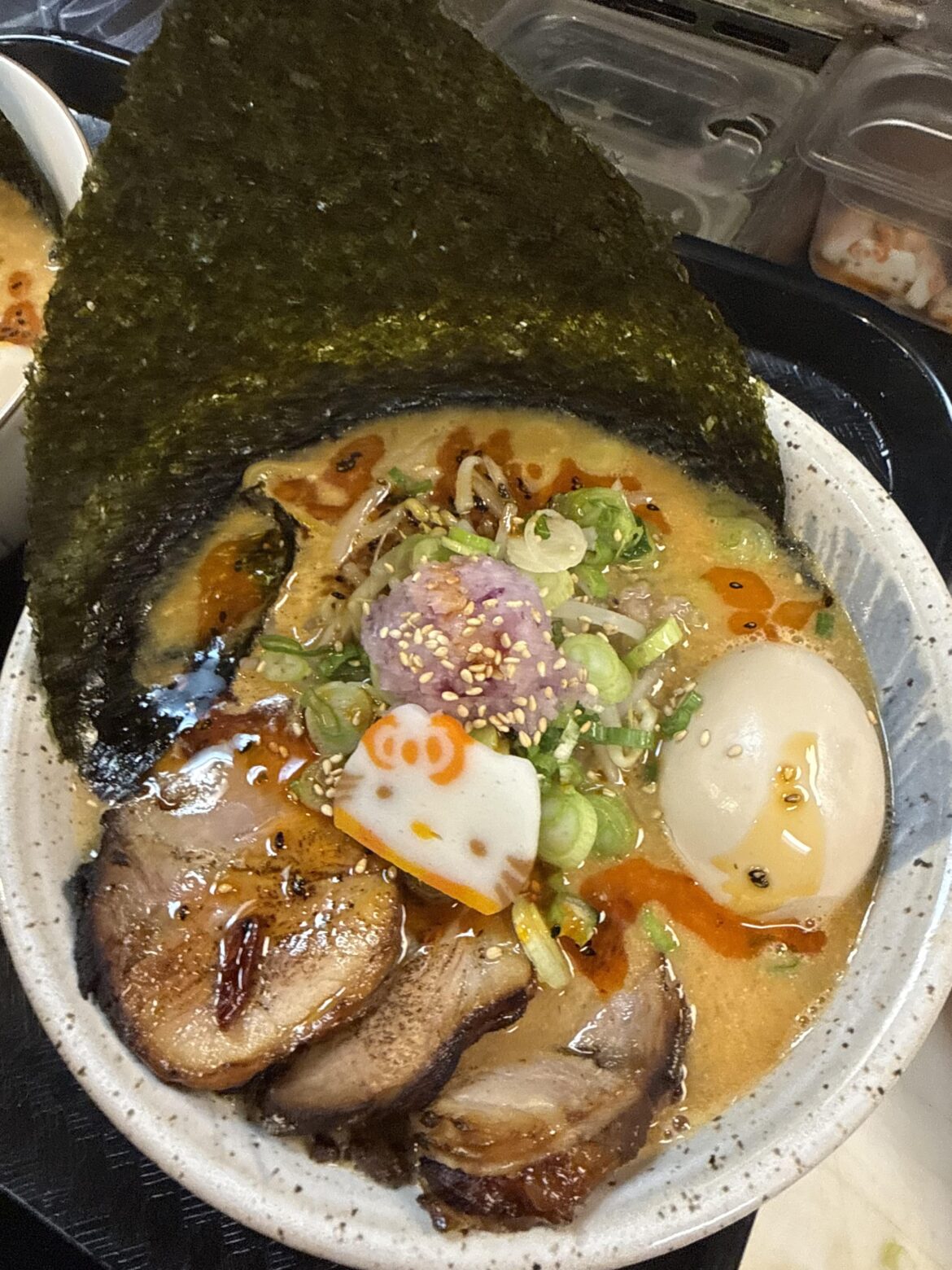 Spicy miso W/ hello kitty