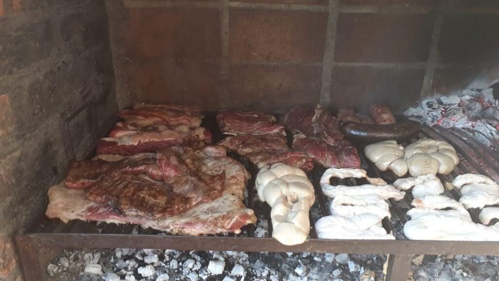 Delicious barbecue, one of many