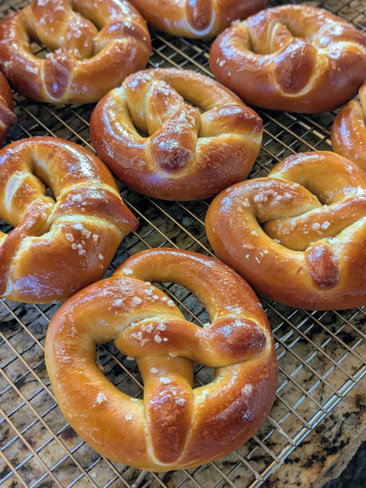 First attempt at soft pretzels!