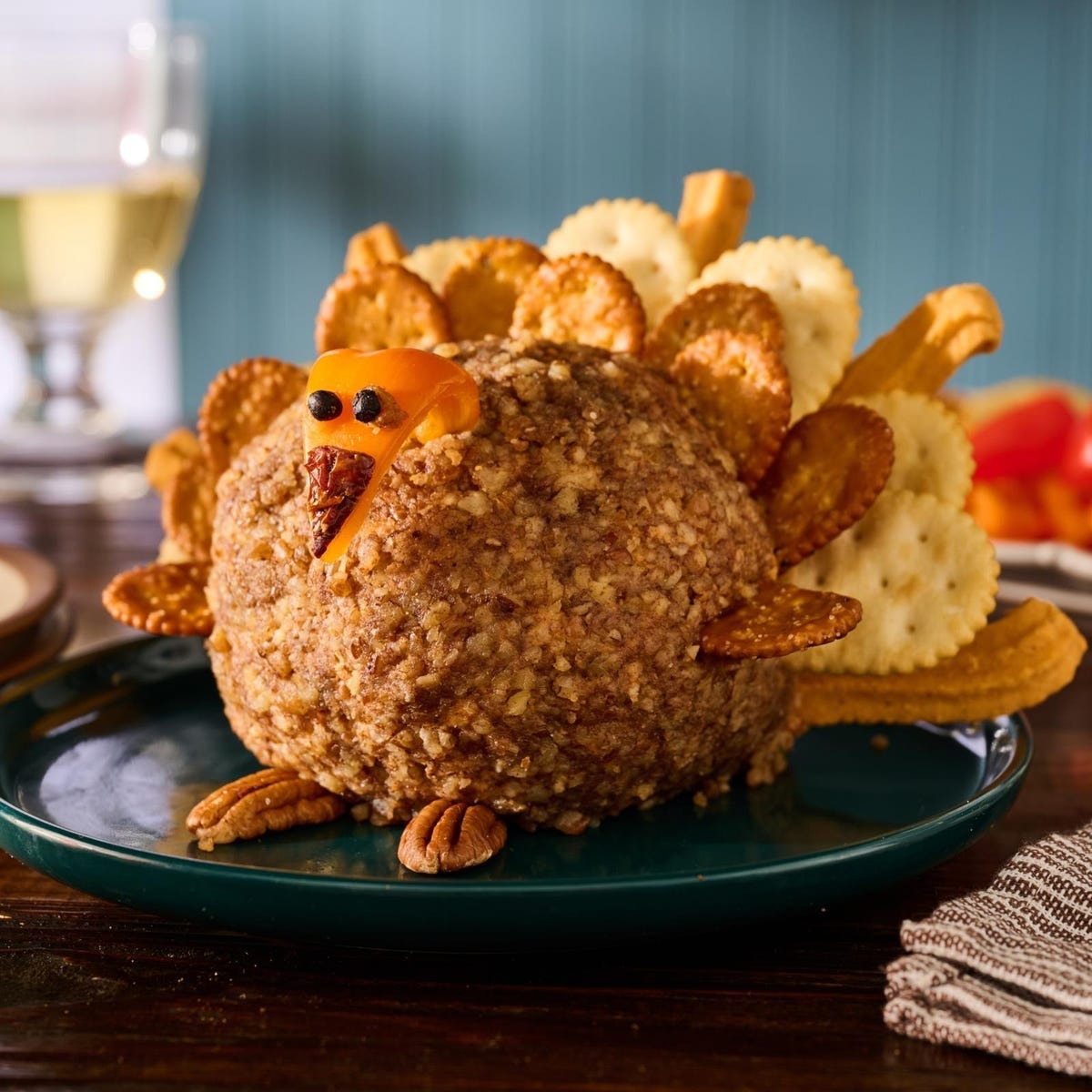 high protein thanksgiving recipes turkey cheese ball