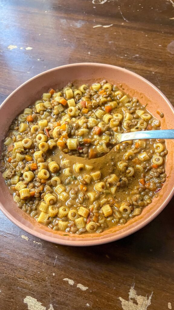 The most comforting 15 min budget lentils pasta The most comforting 15 min budget lentils pasta