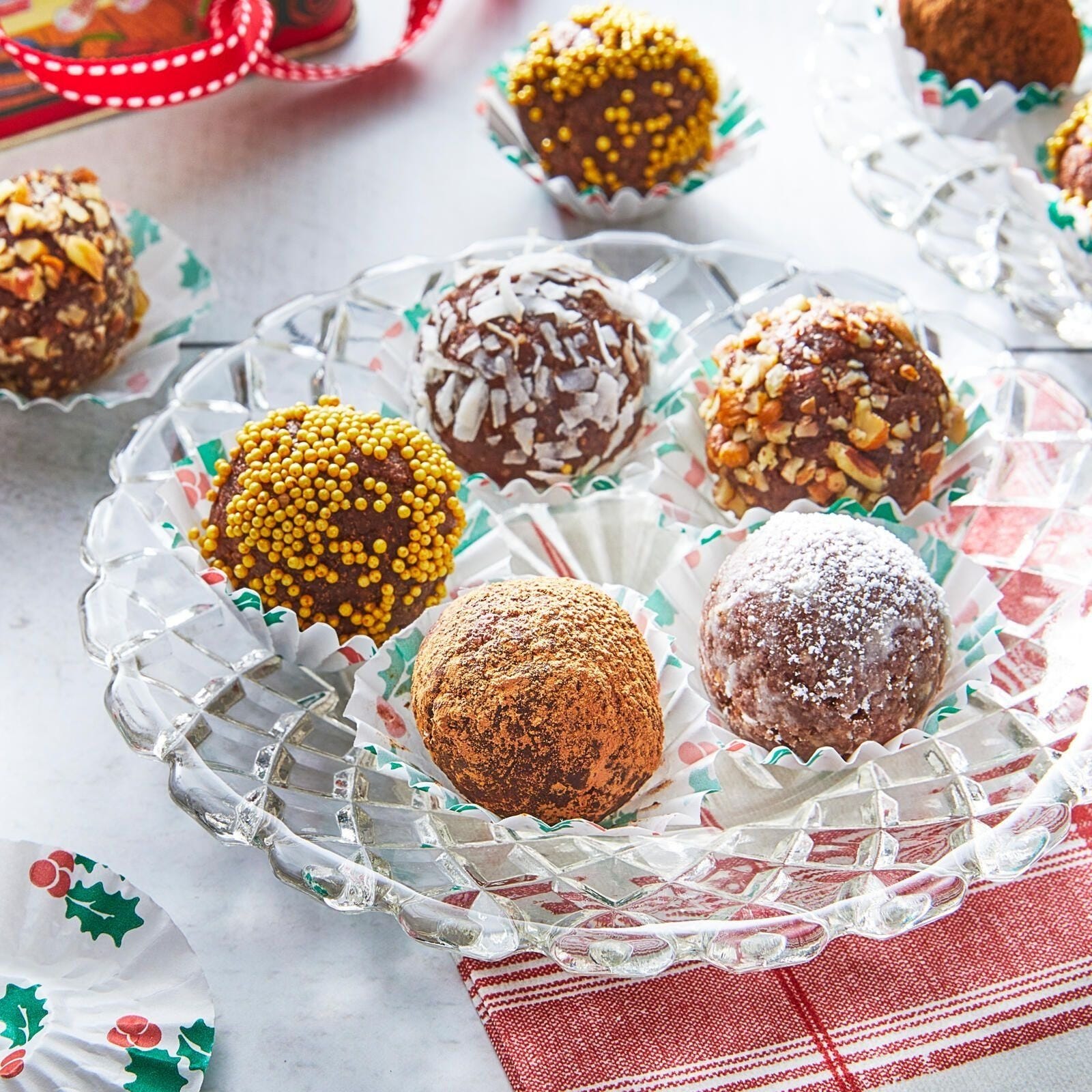 homemade christmas food gifts rum balls
