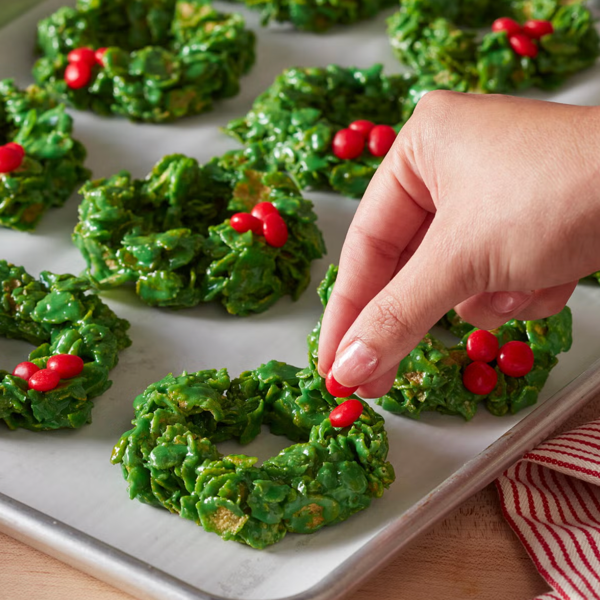 homemade food gifts cornflake wreaths