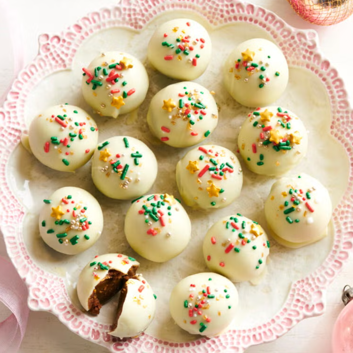 homemade food gifts gingerbread truffles