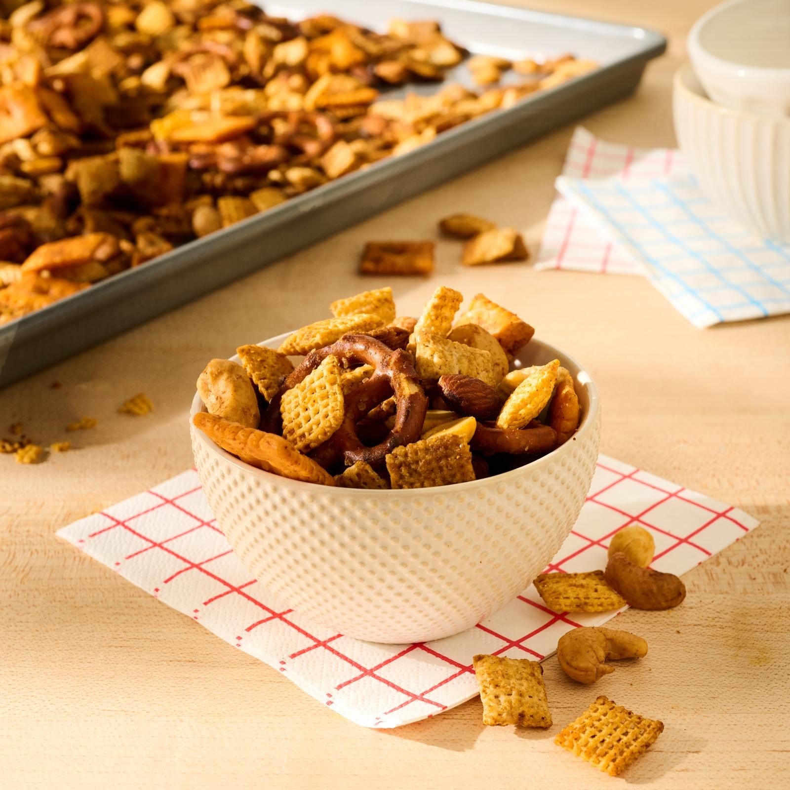 homemade food gifts spicy chex mix