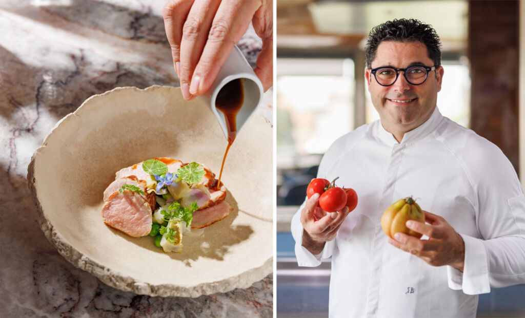 Executive Chef Salvatore Bianco Brings New Seasonal Flavours to Hotel Eden 12 A photograph of one of the dishes and one of Chef Salvatore