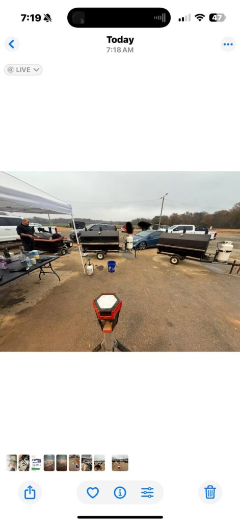 36 butts - 14 whole turkeys.