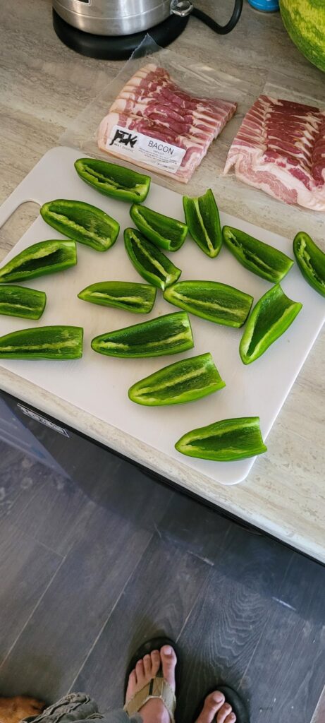 Bacon wrapped Jalapeño Poppers