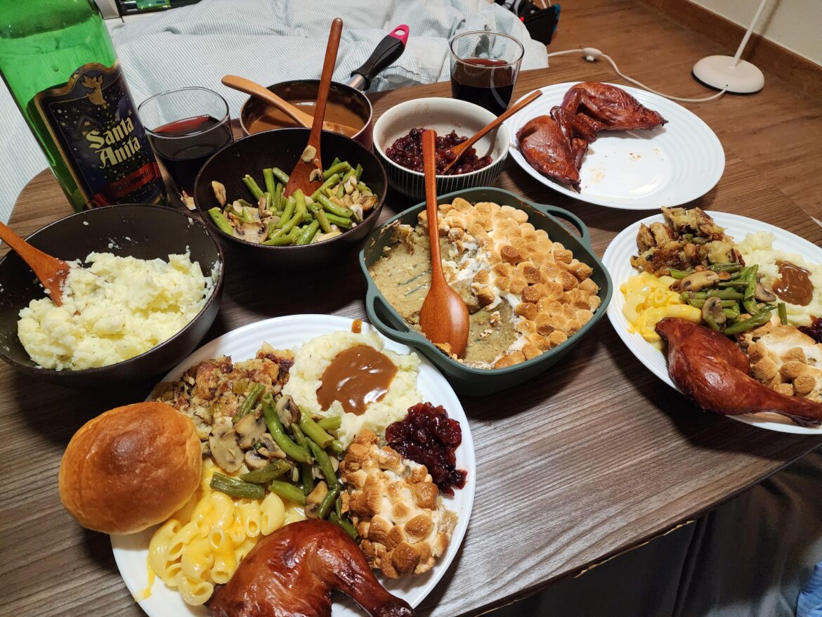 [Homemade] My attempt at thanksgving in korea