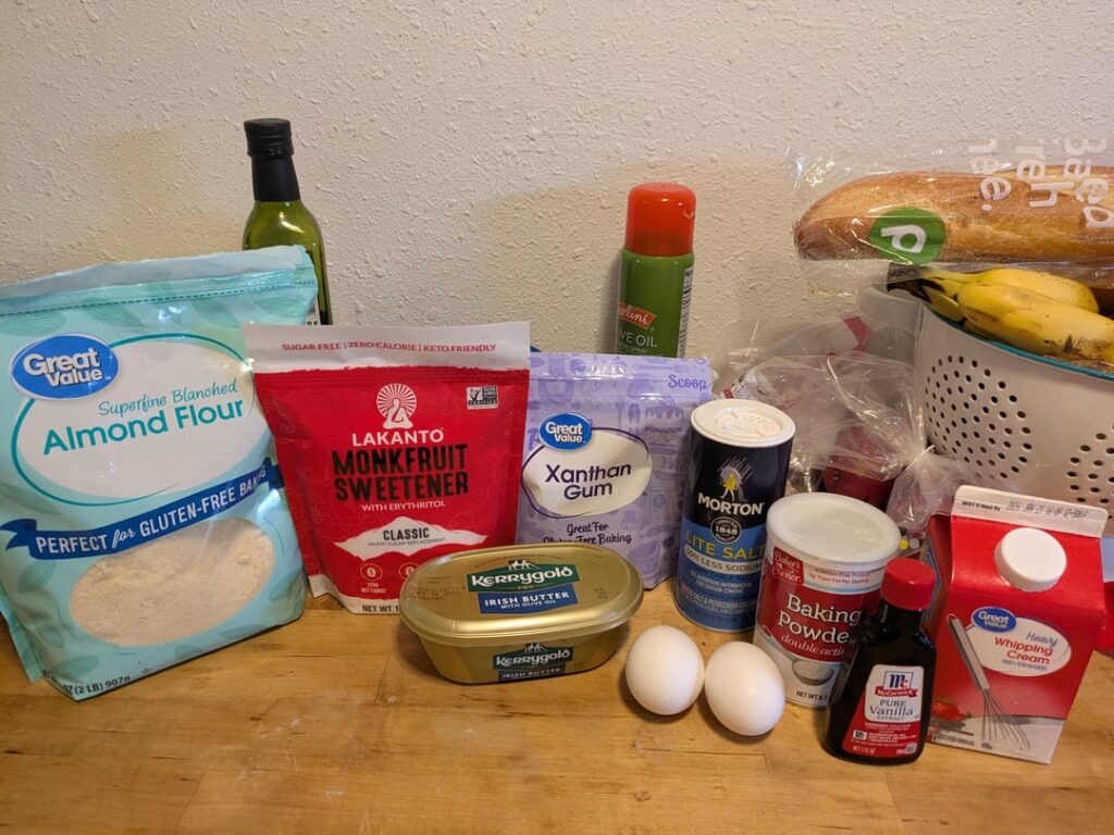 Homemade Glazed Donuts using Monk Fruit Sweetener and Almond Flour