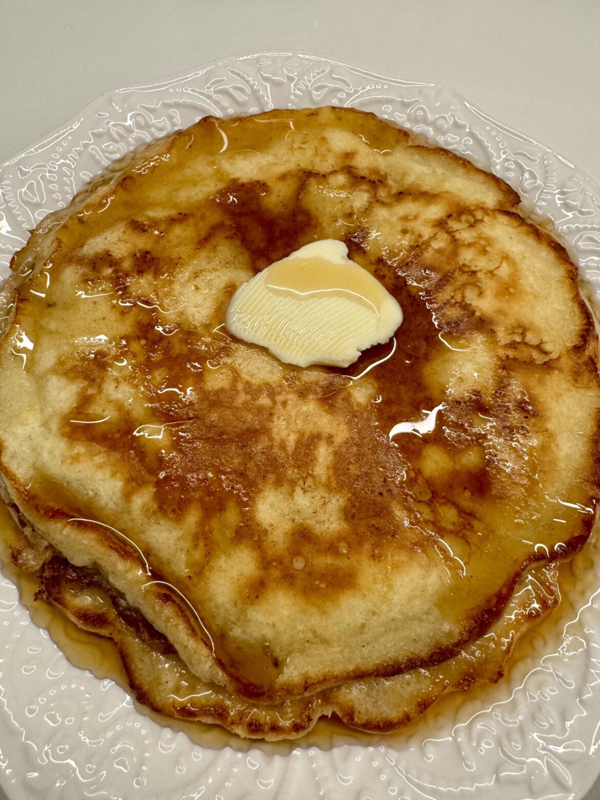Homemade buttermilk pancakes are the only way to go