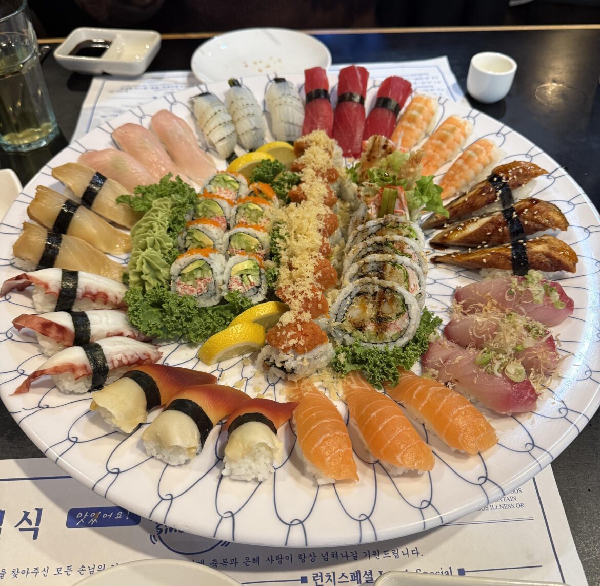 Got the biggest platter they had