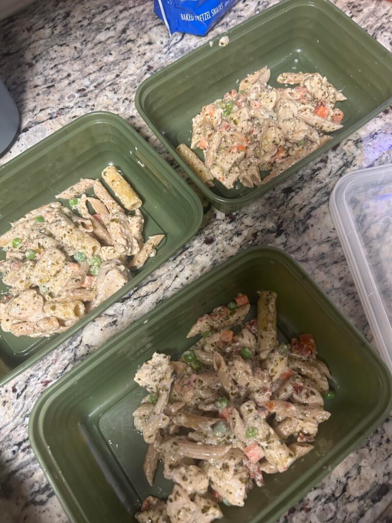 Meal prep fail when counting calories