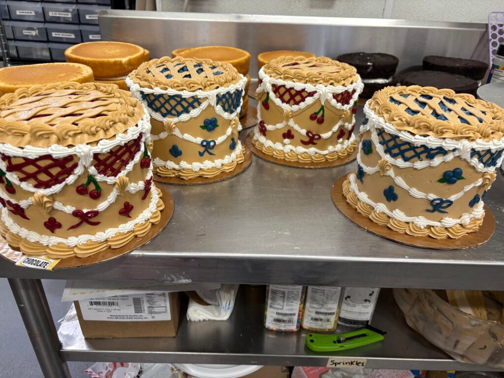 Vintage Pie Cakes