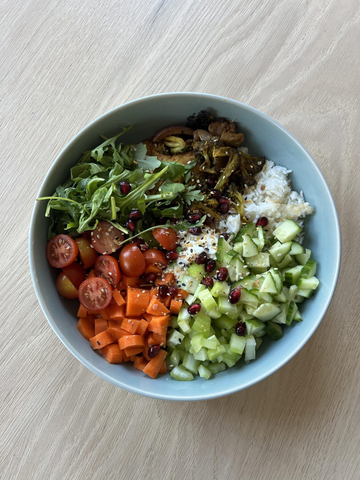 NYT chicken shawarma and veggie plate