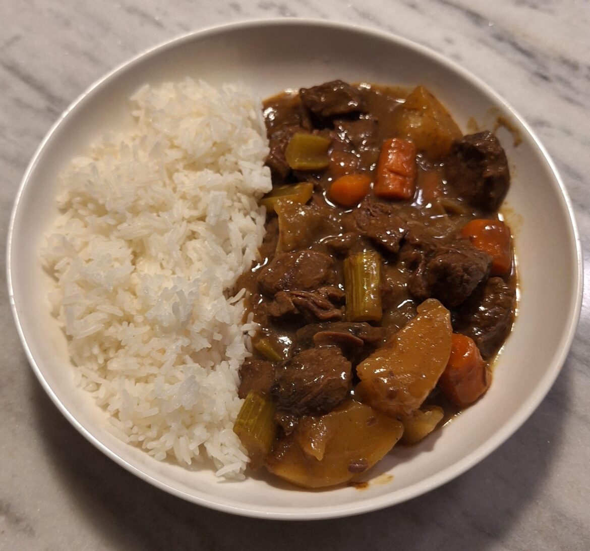 Homemade Japanese Style Curry using Caribou