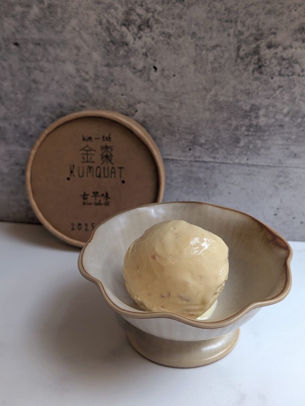 Kumquat Frozen Custard