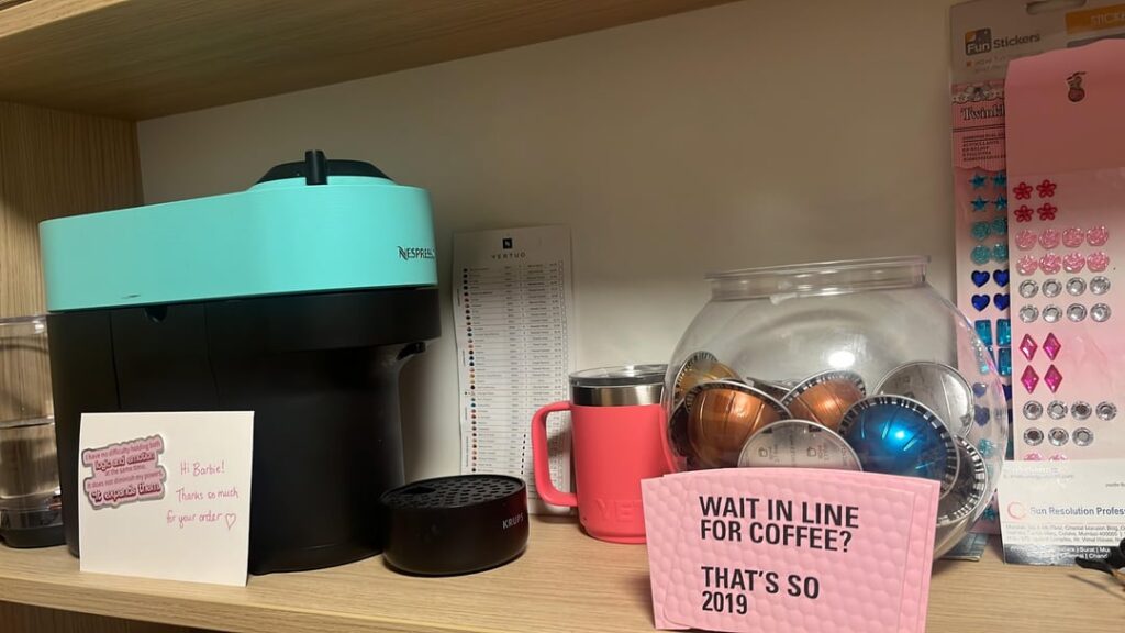 My little home cafe 🩷💜🩵💙