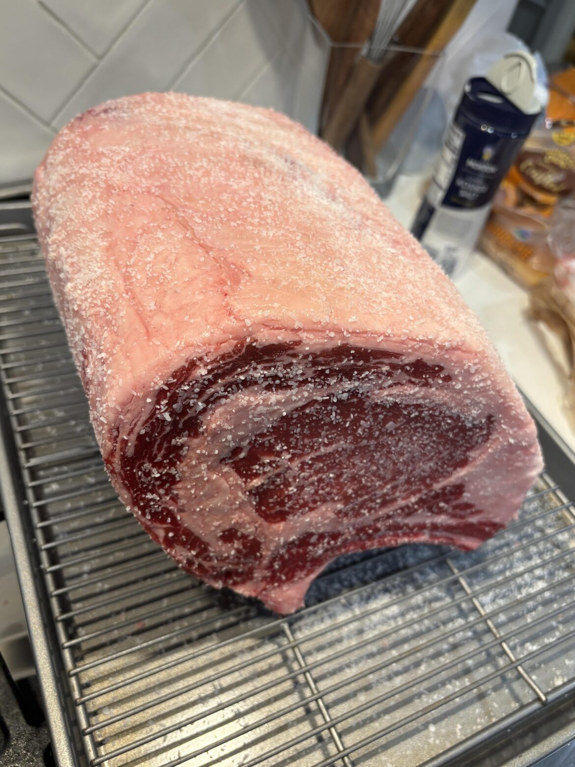 60+ hour dry brine prime rib that I’m planning on doing on the Joetisserie - any tips?