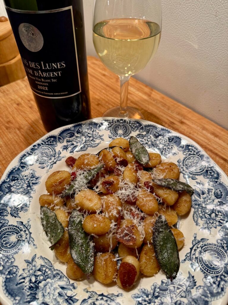 [homemade] Guanciale and brown butter sage gnocchi