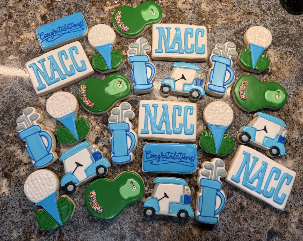 Golf Signing cookies for NACC