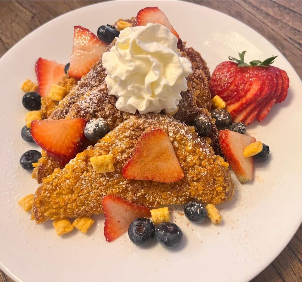 Cereal Crusted French Toast [homemade]
