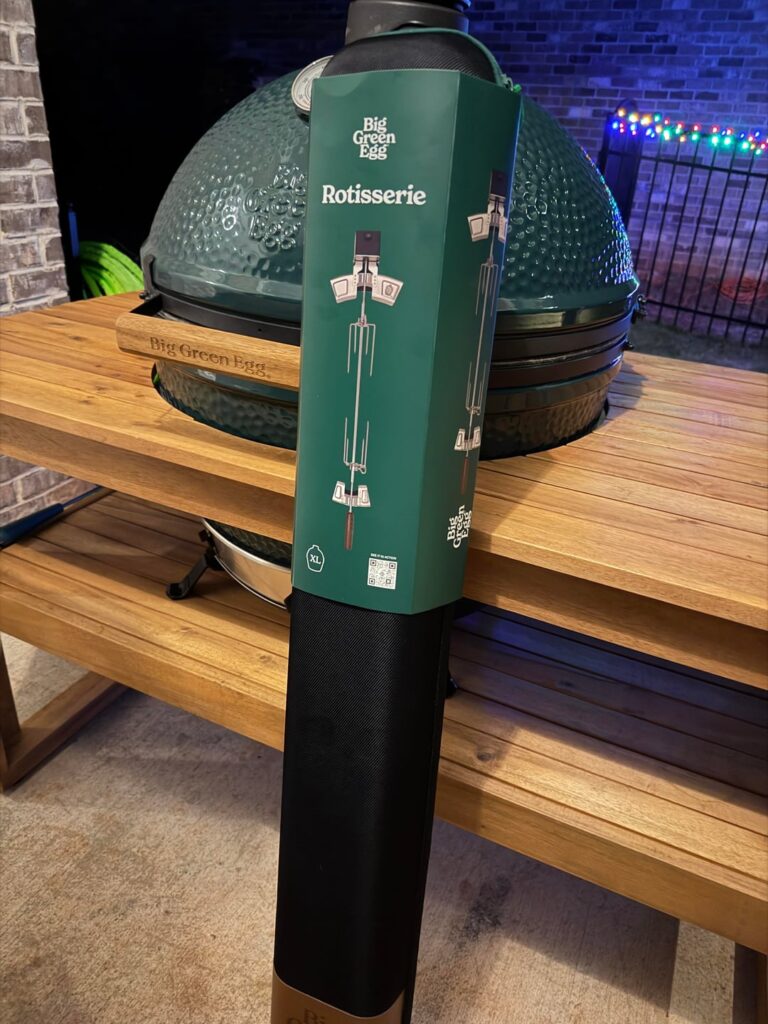 Went to Ace Hardware with my wife to get some garden soil. Walked out with the XL rotisserie! (And the soil)