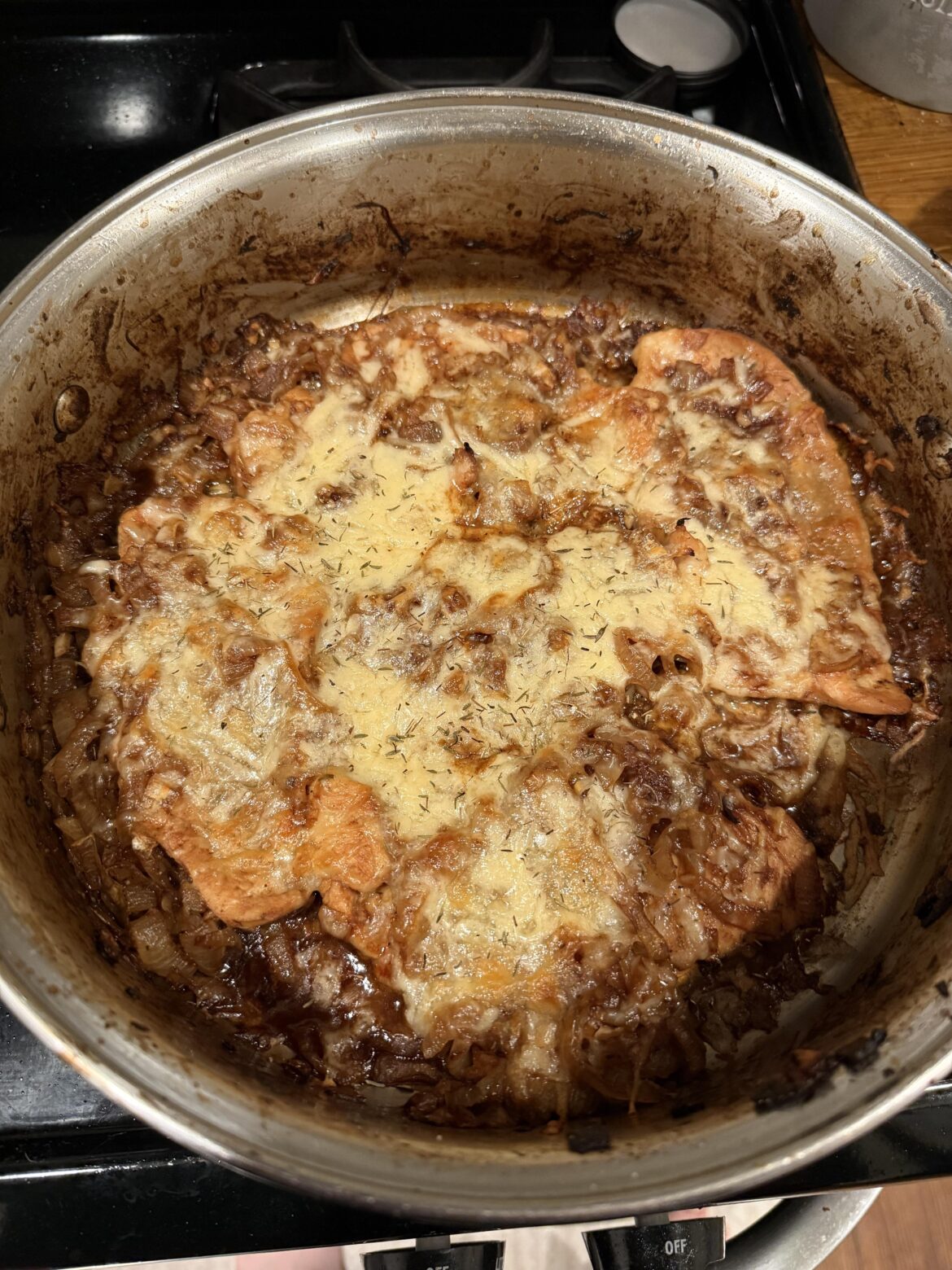 French onion chicken is an absolute hit