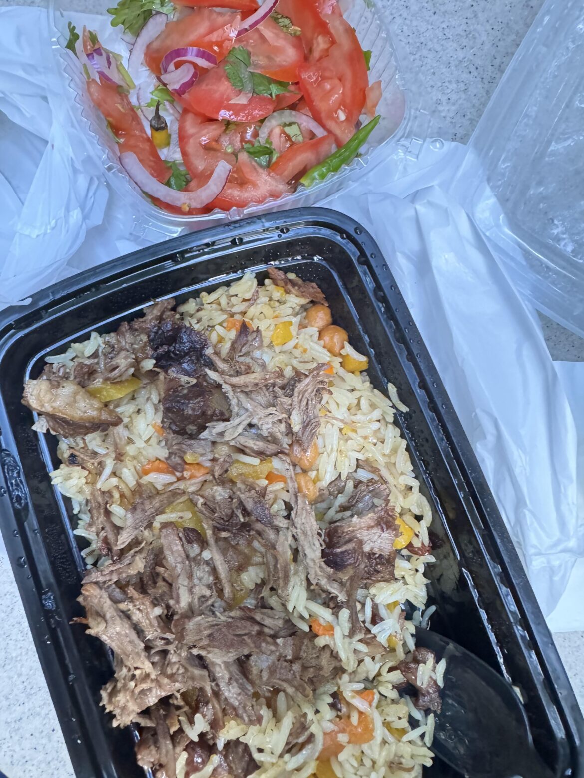 OMG! Had one of best food cart foods in NYC this week. This was on 46th between 5th & 6th Ave. What's the name of this?