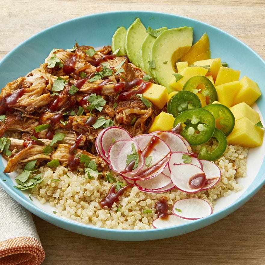 best chicken thigh recipes grain bowl