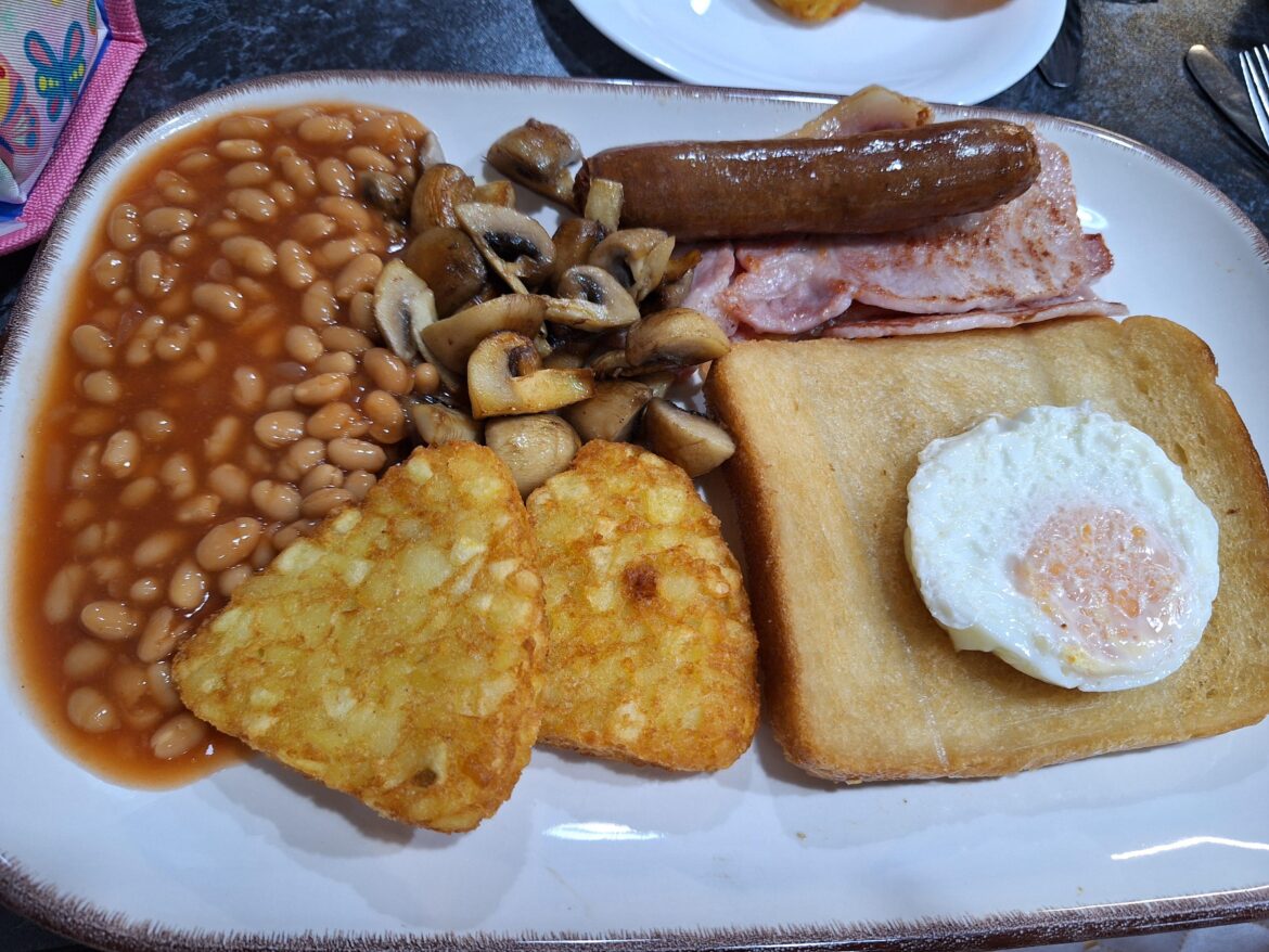 All Day Breakfast, Rustic Cafe, Carpenters Park. £8.99