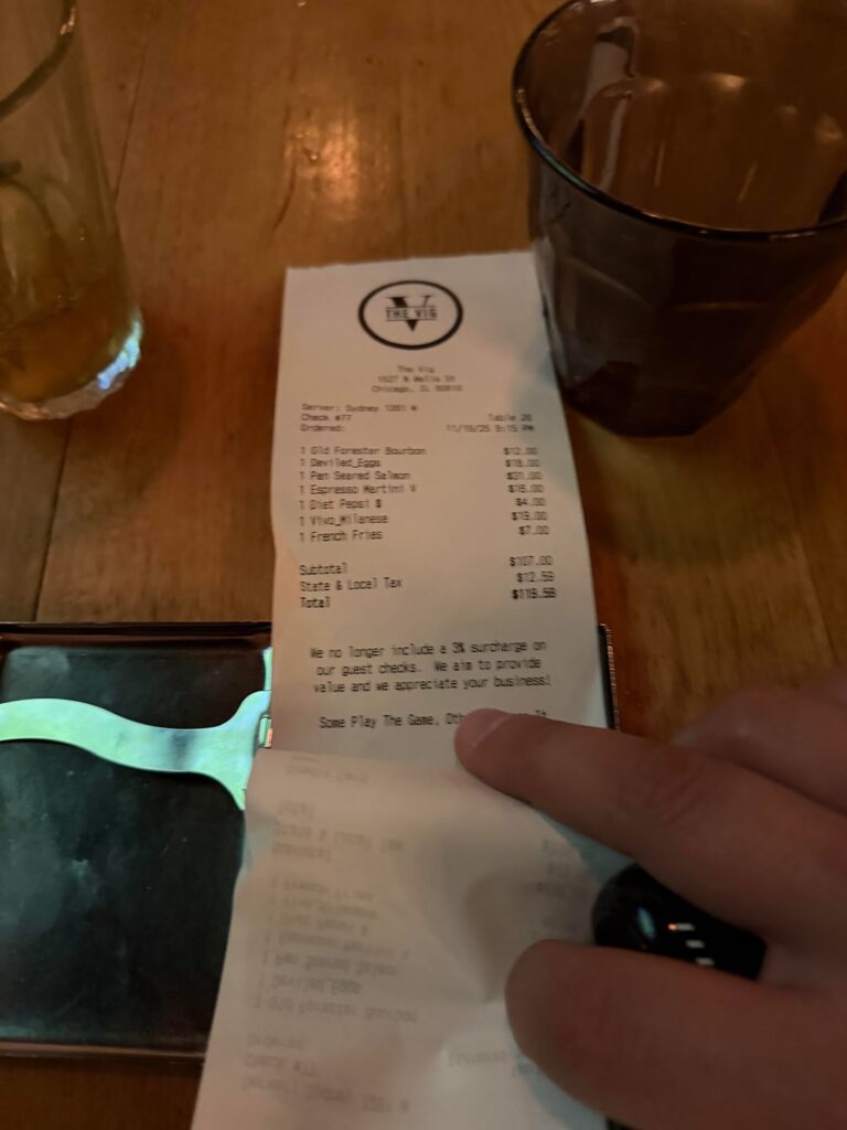 Pleasantly Surprised at the Vig