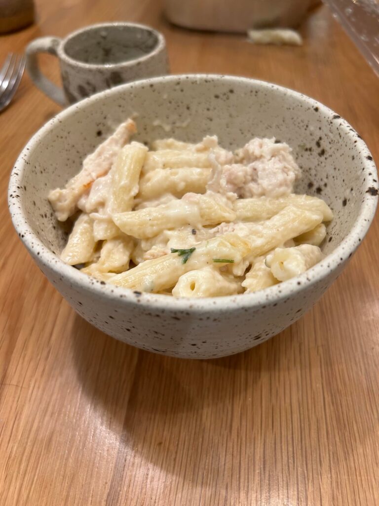 calories in this portion of costco chicken alfredo