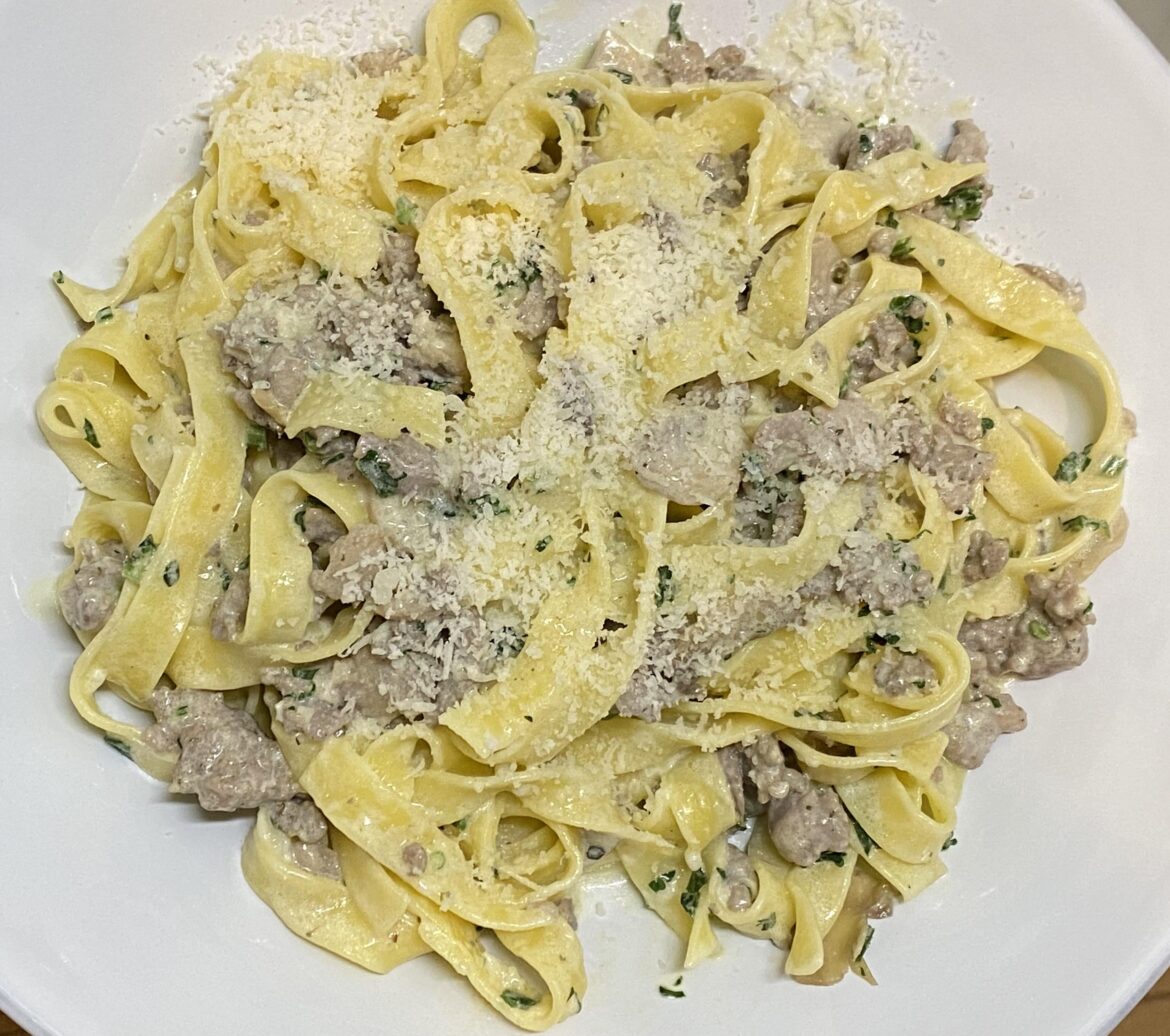 Fettucine boscaiola