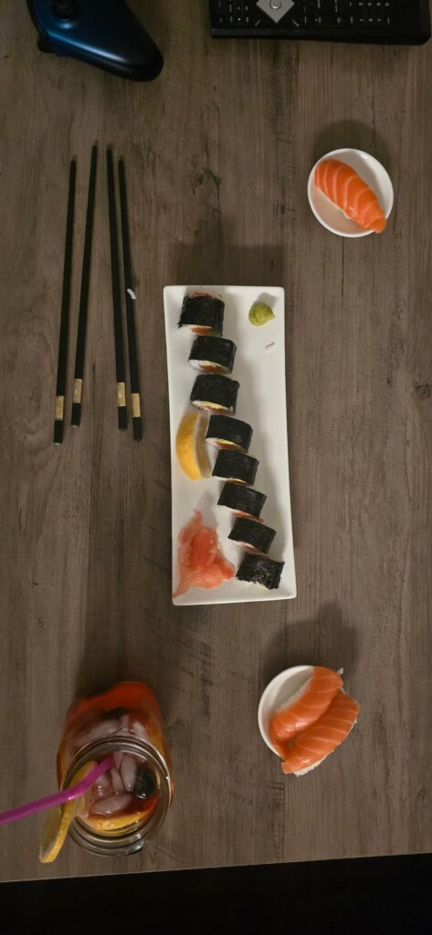Update: Was gonna be a simple meal prep sushi night but my sister came over and I taught her to make sushi with me!!!