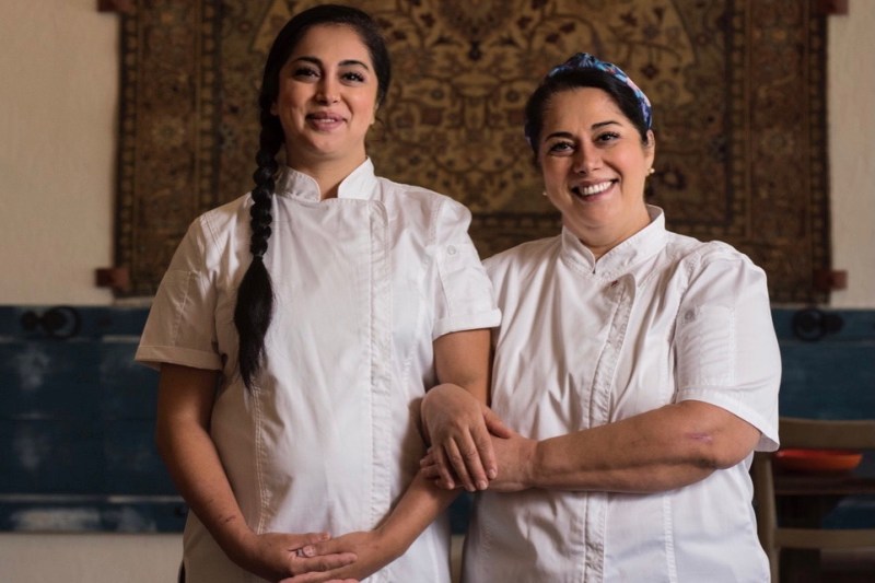Mother-daughter duo at Istanbul Hawaii.