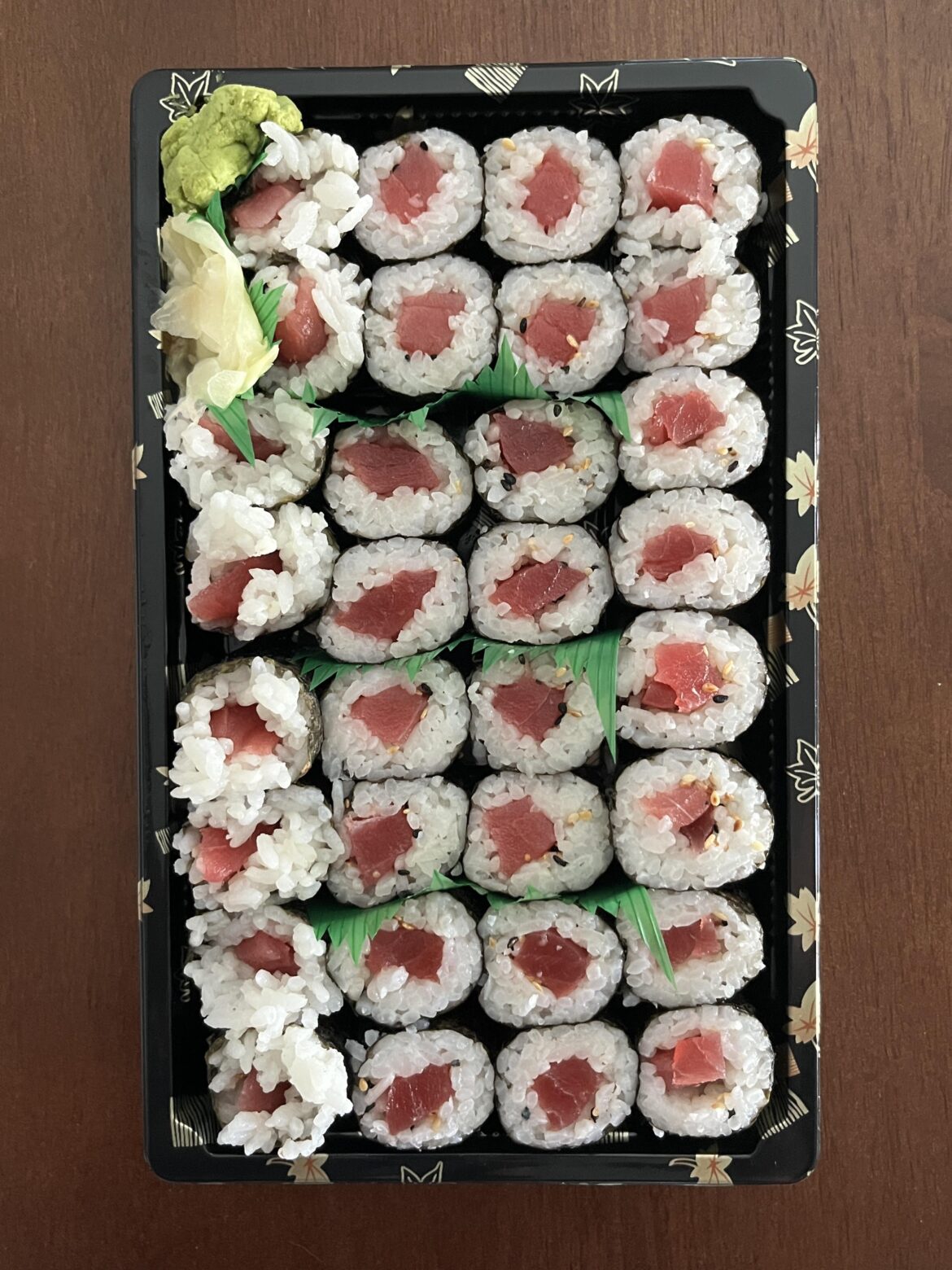 Just a lot of tuna rolls