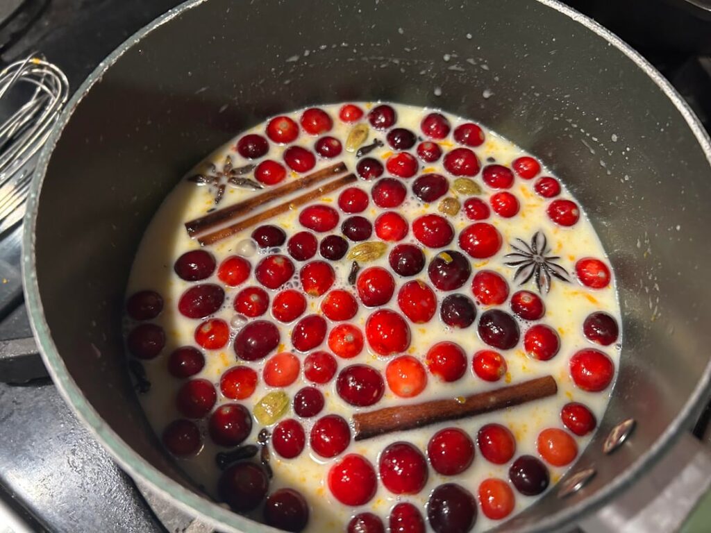 I made Christmas flavored ice cream!! Recipe link in post!