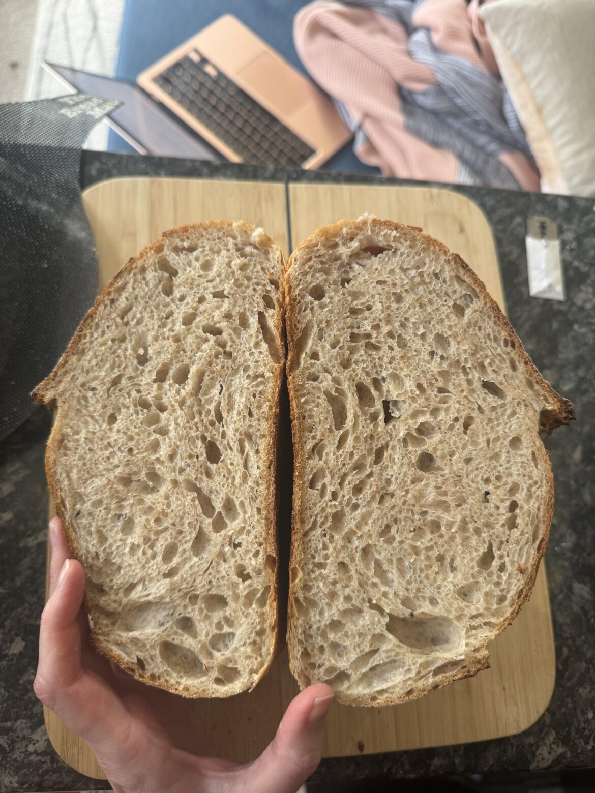 Baking with unfed starter